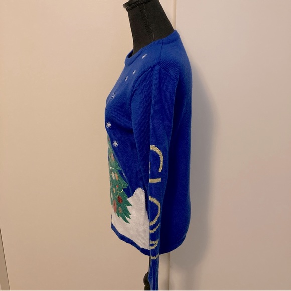 Holiday Time Christmas “Let It Glow”Sweater Size S (4-6) - Picture 3 of 9